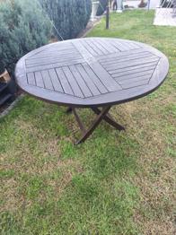 okrogla lesena miza 120cm-podarim