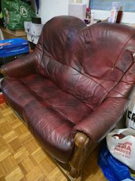 Usnjena sedežna garnitura