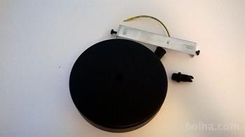 Črna kovinska stropna rozeta