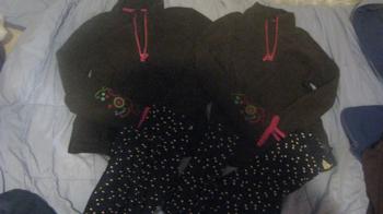 Dekliška termo majica, vel 122-128, pajkice s srcki podarim, 2para